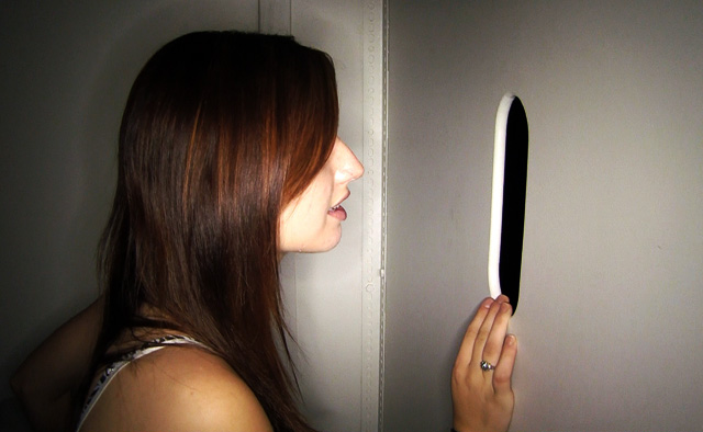 Her first gloryhole.