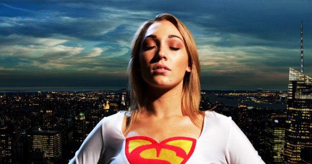 Lily Labeau super woman xxx bondage porn parody.