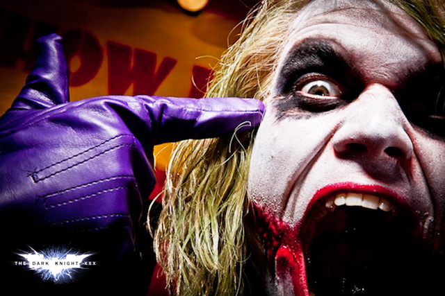 The Dark Knight XXX porn parody pictures The Joker.