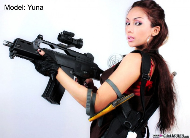 Model Yuna from XXX Gamer Girls.