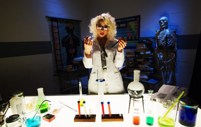 Mad scientist Lorelei Lee.