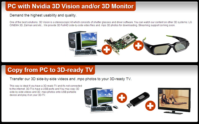 3D instructions & formats.