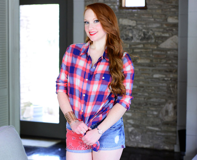 Redhead Lucy O'Hara country girl.