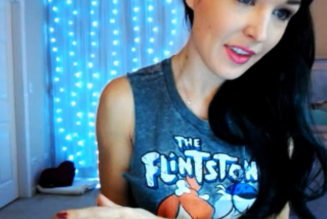 Wake me up to Spanks!  My Free Cams Delilah in rainbow stockings teasing.