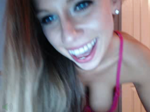 My Free Cams big boobed hottie with pierced tongue dancing.
