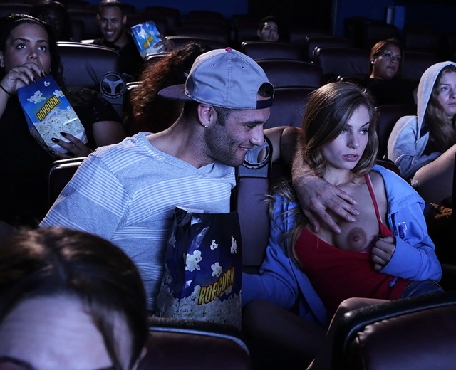 Couple Busted Fucking At Campus Movie Night! « Porn Corporation