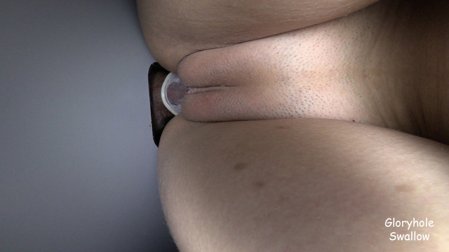 Cute amateur blonde Petra works the gloryhole & swallows 12 cumshots.