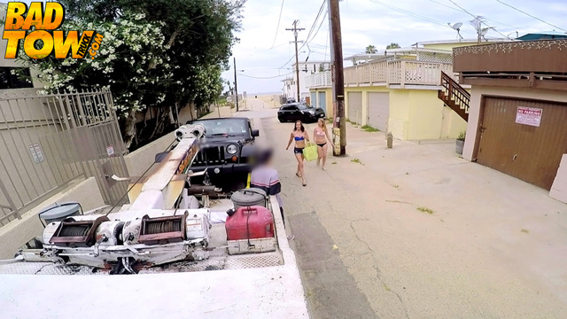 New Porn Site Bad Tow Trick debuts Iggy Amore & Molly Manson beach babes fuck driver for release of their Jeep!  New Reality Kings website.