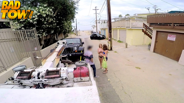 New Porn Site Bad Tow Trick debuts Iggy Amore & Molly Manson beach babes fuck driver for release of their Jeep!  New Reality Kings website.