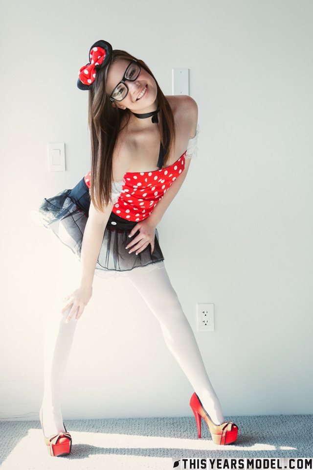 Sexy Minnie Mouse Costume Fuck