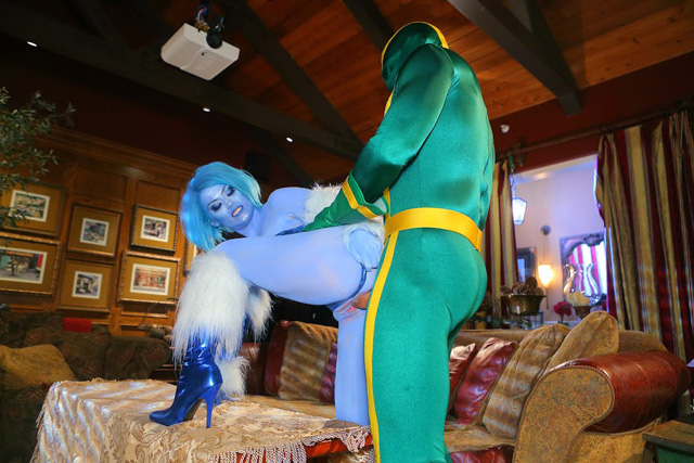 Killer Frost fucks Angleman in Wonder Woman XXX starring Ash Hollywood & Ryan Driller in this Vivid Superheroes parody.