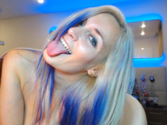 Aby Frost MFC big titty cam girl orgasms from Lovense hot natural boobs.