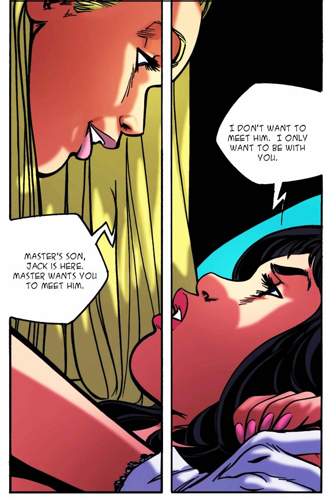 Porn comic lesbians.