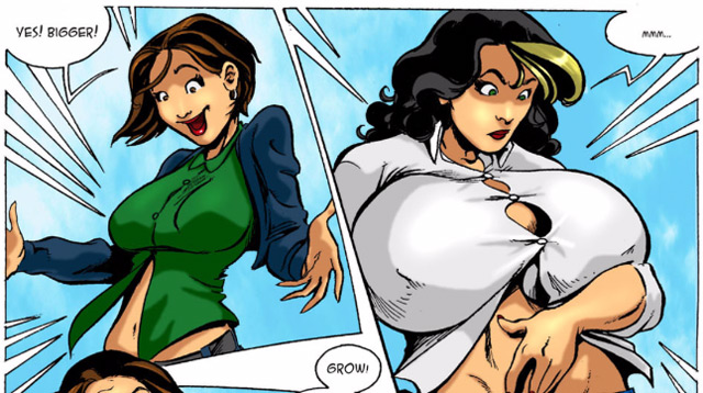 BE Story Club giantess porn comics breast growth fairy magic fairies enhances the bodies of three horny lactating women xxx comix.