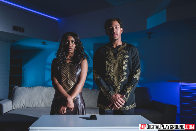 Black Panther XXX porn parody The Dark Panther Wakanda heroes fuck sex Jenna Foxx & Ricky Johnson star in the new Digital Playground parodies adult special.