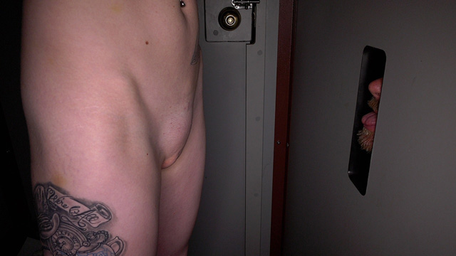 Freaky redhead cumslut Daddy's toy sub/dom relationship submissive tattoo redhead teen visits gloryhole for swallowing stranger's cum!