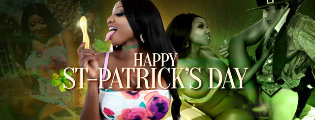 Happy St. Patrick's Day! Brazzers xxx porn Diamond Jackson