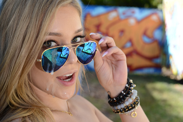 Kali Rose Let Her Rip ripped jeans graffiti sex outdoors cum on sunglasses xxx RK.