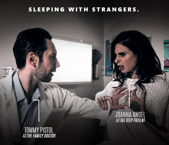 Unrelated X new porn site from Adult Time about sleeping with strangers Joanna Angel & Tommy Pistol The Family Doctor.