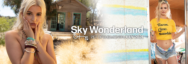 Sky Wonderland July 2021 POTM Penthouse Pet