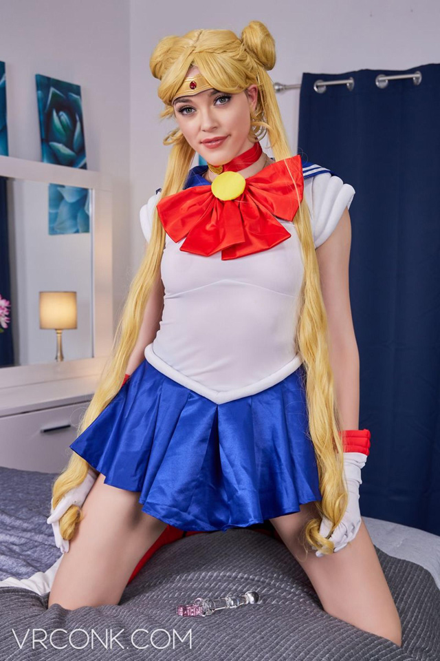 Sailor Moon XXX Usagi Tsukino Sailor Scout Serena porn 8K VR virtual reality fantasy sex cosplay costume porn hardcore uniform Anny Aurora ahegao face fucking.