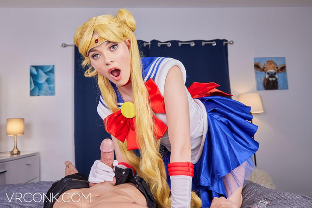 Sailor Moon XXX Usagi Tsukino Sailor Scout Serena porn 8K VR virtual reality fantasy sex cosplay costume porn hardcore uniform Anny Aurora ahegao face fucking.