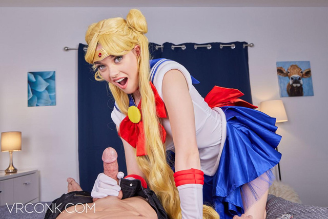 Sailor Moon XXX Usagi Tsukino Sailor Scout Serena porn 8K VR virtual reality fantasy sex cosplay costume porn hardcore uniform Anny Aurora ahegao face fucking.