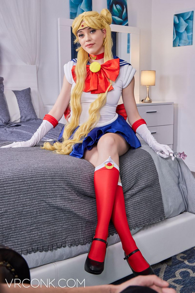 Sailor Moon XXX Usagi Tsukino Sailor Scout Serena porn 8K VR virtual reality fantasy sex cosplay costume porn hardcore uniform Anny Aurora ahegao face fucking.