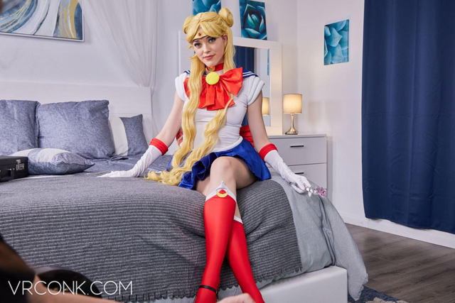 Sailor Moon XXX Usagi Tsukino Sailor Scout Serena porn 8K VR virtual reality fantasy sex cosplay costume porn hardcore uniform Anny Aurora ahegao face fucking.