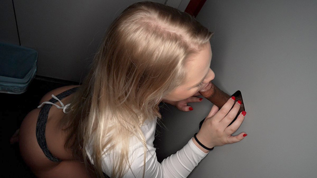 Hot blonde teen slut Harley King Gloryhole Swallow big dick deepthroat blowjobs cum eating facials fetish 4K glory hole porn.