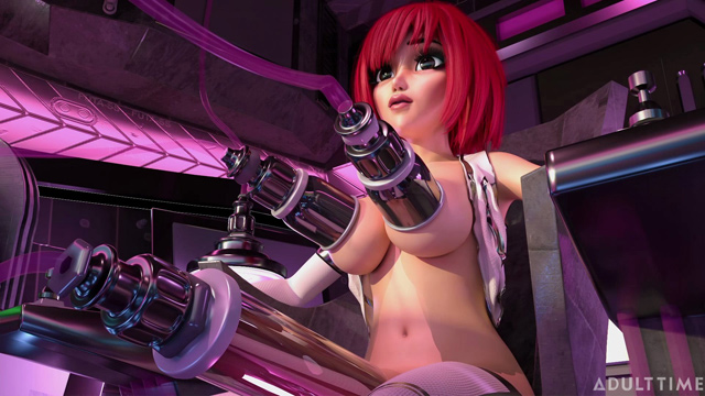 FUTA Sentai Squad cyberpunk futanari giant sex robot porn episode 2 Trouble Interfacing futuristic 3D animated xxx by AgentRedGirl for Adult Time.