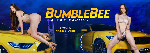 Bumblebee XXX a Porn Parody in virtual reality autobots sex spoof decepticons roll out Hazel moore VR Conk 8K VR car auto porn!