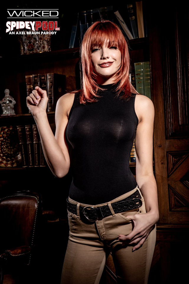 Spideypool XXX An Axel Braun Porn Parody Wicked starring Captain Marvel, Spider-Gwen, Dr. Strange, Spiderman, Deadpool, Mary-Jane Watson in this sex spoof showcased on Porn Corporation in 4K! Ship the Bromance, Feel The Feels! SPIDEYPOOL XXX Pictures & Video Trailer Exclusive to Wicked Pictures! Kenna James as Mary-Jane Watson.
