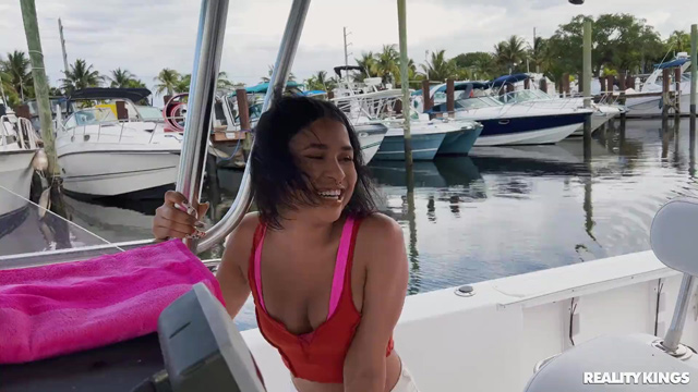 Teen hottie Ryder Rey boat masturbation bikini babe fingering, blowjob & sex on a boat Reality Kings RK public ourdoor sex on the water!