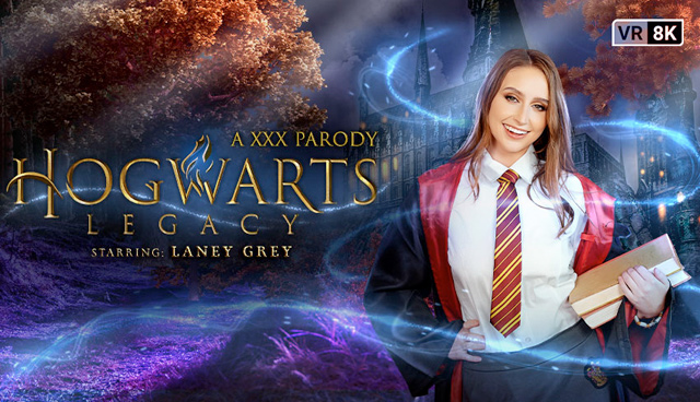 Hogwarts Legacy XXX porn parody starring Laney Grey as Hermoine Granger cosplay in this Harry Potter spin off spoof from VR Conk in 8K virtual reality uniform sex!