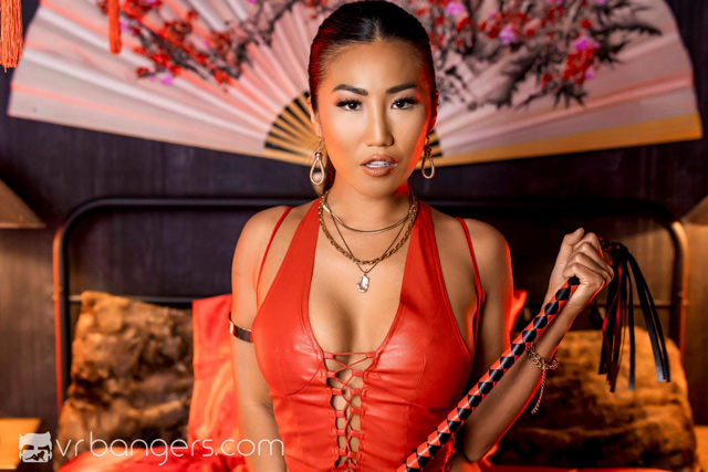 Smoking hot Asian babe Jennie Rose Heartbreak Hotel 8K VR virtual reality sex fantasy oriental goddess takes care of you at escort parlor sexy pornstar VRBangers.