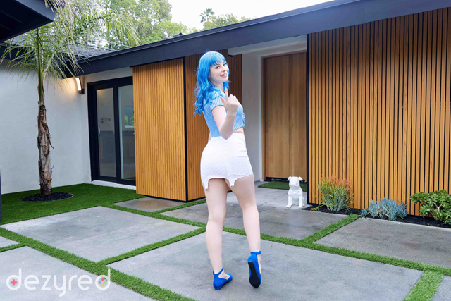 New Dezyred game Endless Blue starring Jewelz Blu. Busty pornstar babe 8K virtual reality interactive sex game blowjob, masturbation & sex in cosplay in VR game where you choose what happens!