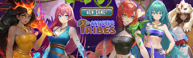 Mystic Tribes casual strategy RPG for adults for PC and Android. Free to play hentai harem sex game from Nutaku!