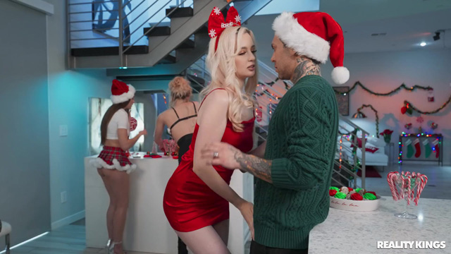 A Very College Christmas Lexi Lore fucks her best friend's boyfriend at Xmas party slutty blonde cheating porn from Reality Kings.