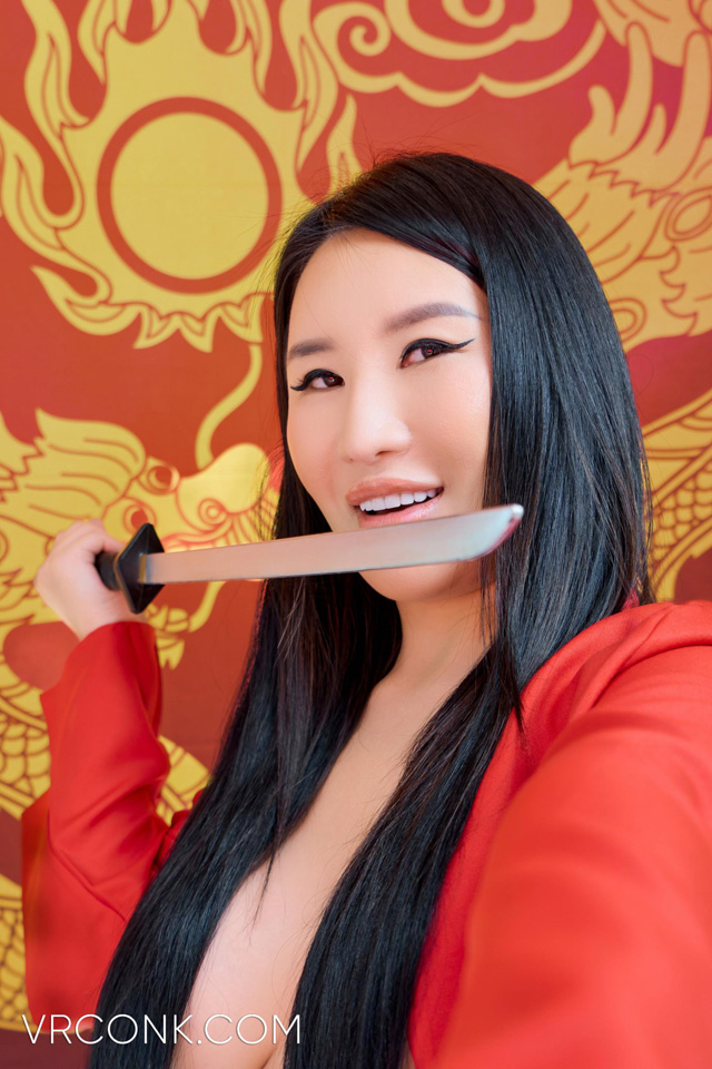 Asian pornstar Suki Sin interview for Porn Corporation accompanied by the Mulan XXX Porn Parody photo set from VR Conk in virtual reality porn!