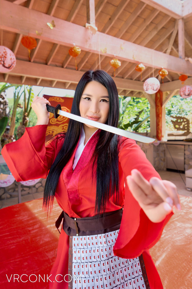 Asian pornstar Suki Sin interview for Porn Corporation accompanied by the Mulan XXX Porn Parody photo set from VR Conk in virtual reality porn!