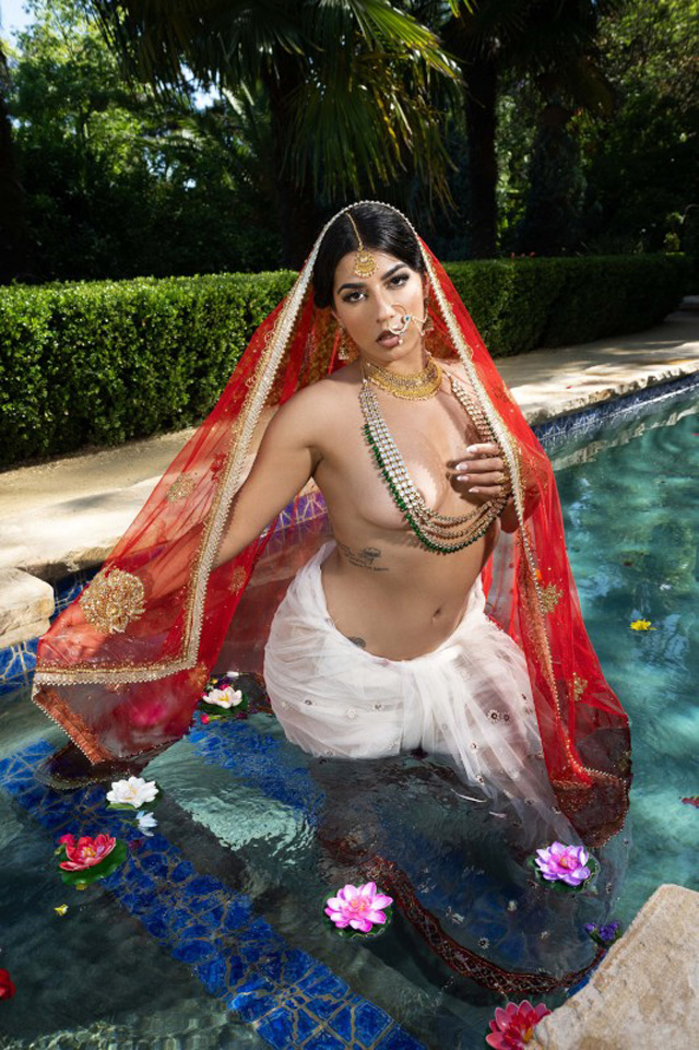 Jasmine Sherni Twistys Treat for September 2024 Pakistani American pornstar babe wet & masturbating in her saree as our new South Asian TOTM porn princess nude & naked as seen on Porn Corporation.