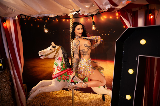 Ivy Lebelle Twistys Treat October 2024 big top circus ring leader naked TOTM special in The Greatest Show as seen on Porn Corporation.