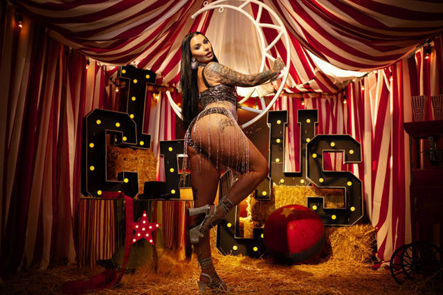 Ivy Lebelle Twistys Treat October 2024 big top circus ring leader naked TOTM special in The Greatest Show as seen on Porn Corporation.