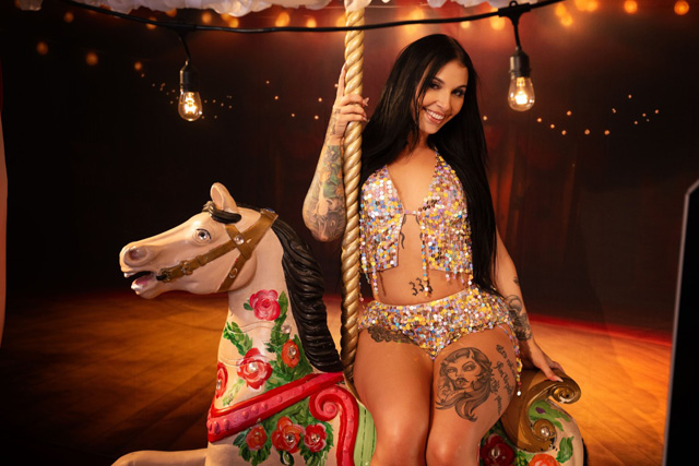 Ivy Lebelle Twistys Treat October 2024 big top circus ring leader naked TOTM special in The Greatest Show as seen on Porn Corporation.
