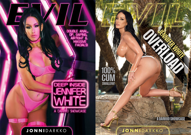 Jennifer White Darkko showcases on Evil Angel as seen on Porn Corporation.