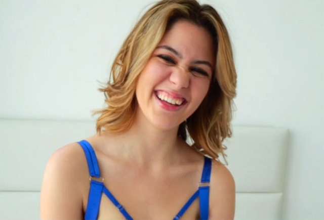 New porn site Tag Team POV debuts from Spizoo starring Ellie Nova in her first double vaginal penetration in first time DVP in new threesome porn in POV threeways as seen on Porn Corporation.