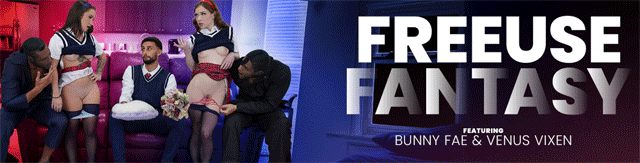 New porn site Freeuse network bundle with 4 sites Freeuse Fantasy, Freeuse MILF, Use POV, Freaky Fembot with a free week for launch until January 27th, 2024 as seen on Porn Corporation.