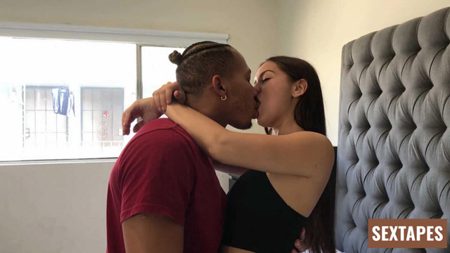 New porn site Sex Tapes from Ricky John as the big Black bull fucks hot women on camera in real, raw, unscripted sextapes. Stunning all natural Latina pornstar Alina Lopez steamy bedroom sex booty call in two angles as seen on Porn Corporation.