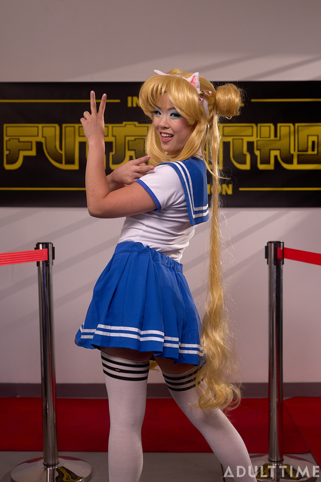 Futa World Futakuthon cosplay convention sexy cosplayer fan Jewelz Blu fucks Lulu Chu in Sailor Moon and Sailor Scout outfits in futanari porn with Codi Vore in threesome from Adult Time as seen on Porn Corporation.
